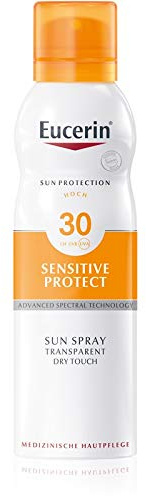 Eucerin SPF30 - Aerosol transparente para el sol, 200 ml