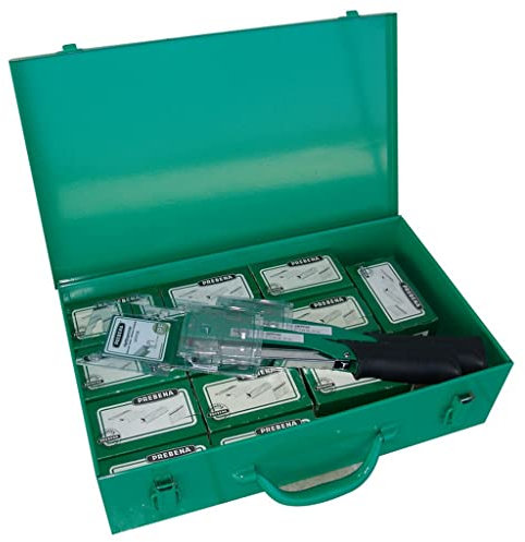Prebena Hefthammer-Kraftpaket 2x HFPF02 12 Schachteln PF09CNK 60000 Stück Koffer
