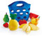 Hape Panier Fruits Jouet en Feutrine - Jeu d'Imitation Enfant dès 18 Mois - Accessoires Dinette - Panier, Ananas, Banane, Fraise, Pastèque, Pomme, Poire & Orange - Accessoire Cuisine Enfant