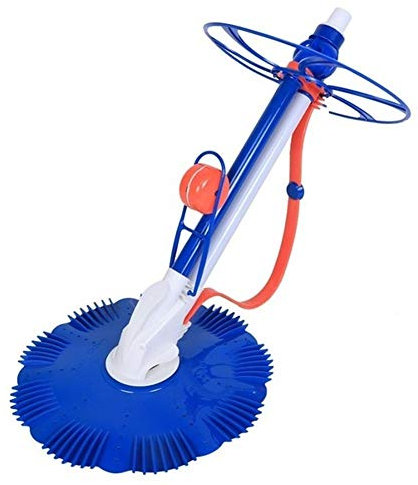 RH-HPC Pulitore della Piscina Portable Automatico Piscina Aspirapolvere spazzatrice aspirante Potente for la rimozione di detriti Pool Pulisce Pavimenti Pareti Steps (Color : Transparent)