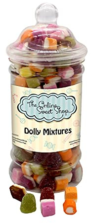 Dolly Mixtures Sweets Jar Gummy Sweets