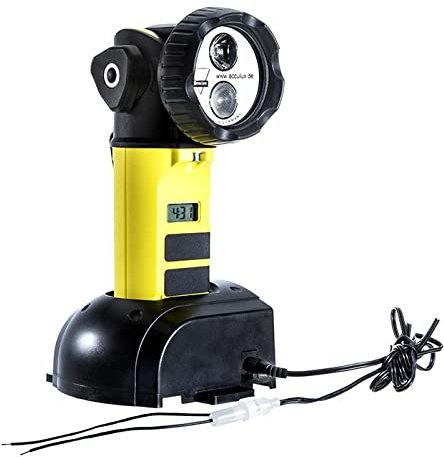 Acculux 458691 - HL 35 EX HIGH POWER LED-Knickkopf-Handleuchte, EX-geschützte Handleuchte IP 67 für den Einsatz in Gas- und Staub-explosionsgefährdeten Bereichen