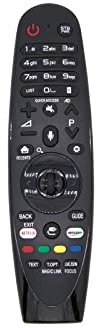 azurano Fernbedienung Magic Remote AN-MR650A, AKB75075301 für 2017 LG Smart TV mit Sprachsteuerung, Mausfunktion, Direktasten für Netflix & Amazon Video