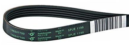 easyPART Compatible avec Electrolux 146247700/9 PolyV Courroie trapézoïdale pour machine à laver AEG 1199PJ5E Zanker Zanussi Rosenlew Privileg ArthurMartin Husqvarna