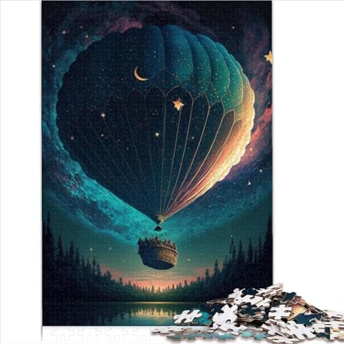 Puzzle Amusant de 1000 pièces en Carton pour Adultes et Adolescents à partir de 12 Ans avec Affiche Assortie et Feuille de Quiz 1000 pièces (26 x 38 cm)