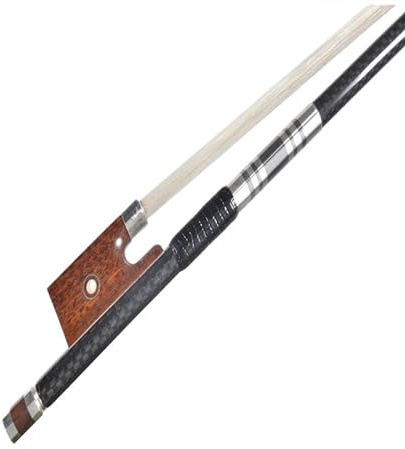 Ersatzbogen für Violine Geigenbogen Aus Kohlefaser, Natürliches Pferdehaar, 4/4, 3/4, 1/2, 1/4 (Color : 3/4)