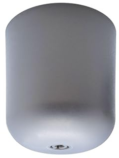 Baldachin 65 mm Silber matt Kunststoff Deckenbaldachin mit Zugentlaster Lampenbaldachin für Ihre Lampe