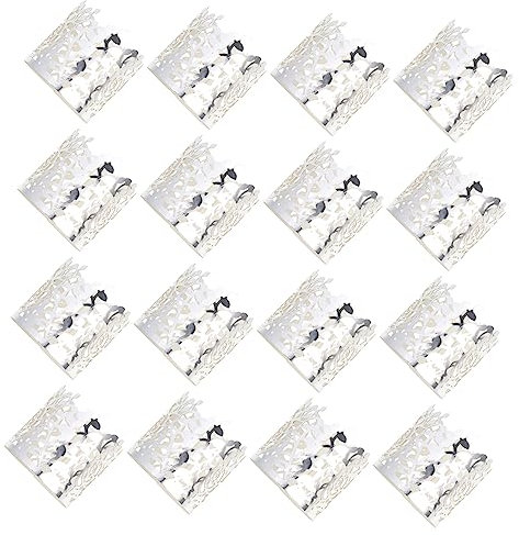 GRADENEVE 50stücke Pack Hohl Silber Serviettenringe Hohl Tischdekorationsringe Für Abendessen Hochzeit Party Dekoration