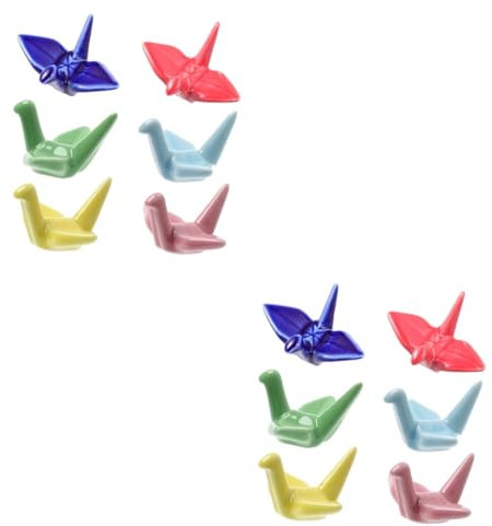 PRETYZOOM 12 STK Essstäbchen ruhen Besteck Essstäbchen Etui Stand werkzeugträger messerbänkchen kochlöffel Kuchen Unterstützung für Essstäbchen im japanischen Stil Essstäbchenständer Keramik