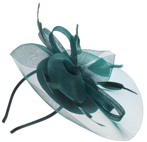 WOONEKY Fascinator Hochzeitsgast und Teeparty Hut Frauen Fascinator Braut Haar Zubehör