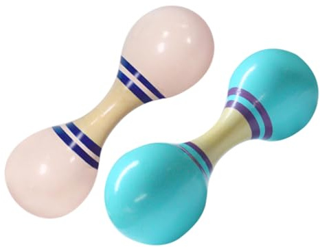 Toddmomy 2stücke Holzmaracas Für Kleinkinder Musikinstrumente Für Musikalisches Lernen Montessori Spielzeug Kirschblütenrosa Für Vorschule Und Gruppenaktivitäten