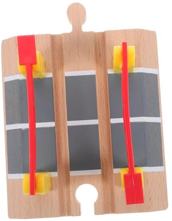 Wooden Train Track Accessory Railing Barrier Model for Play Sets