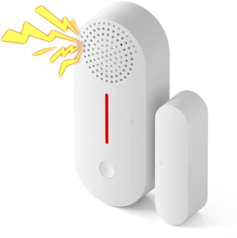 Magnetischer Sensor Türalarm mit WLAN-Fähigkeit und Sound-Lichtwarnungen für Sicherheit