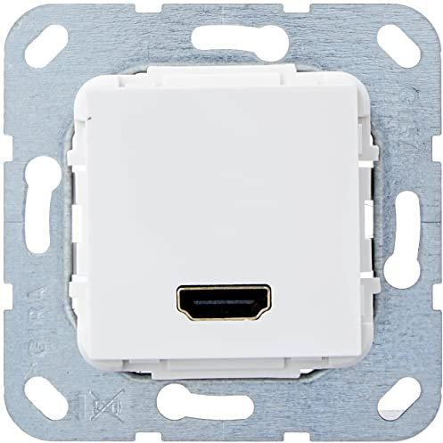 Gira 566903 HDMI Gender Changer Einsatz, reinweiß