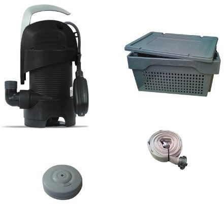 iWATER iTwin - Set de bomba de inmersión (tubo en C, 15 m)