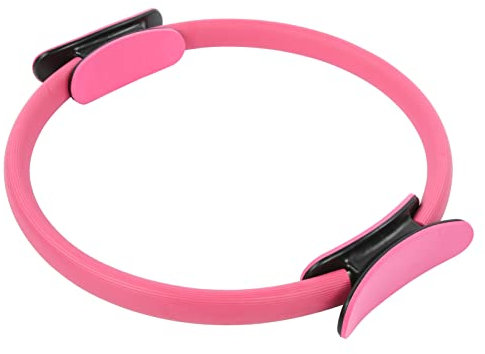 Pilates Ring, Yoga Ring Workout Fitness Doppelgriff Übungskreis Heimtrainingsgeräte(Rosa)