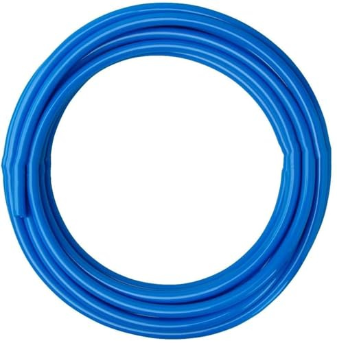 HUAZIZ 12 Meter PU Pneumatikschlauch Pneumatic Polyurethane Schlauch Flexibel Druckluftschlauch Außen 6mm x Innen 4mm, Blau
