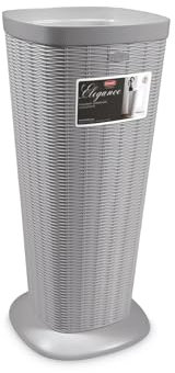 Stefanplast Elegance Porta Ombrelli Rattan, Grigio