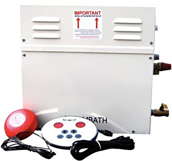 Generatore di vapore 3KW/4.5KW Generatore di vapore sauna da bagno a vapore for casa sauna Spa Macchina for fumigati con controller digitale Flusso costante di vapore delicato e rilassante(3KW)