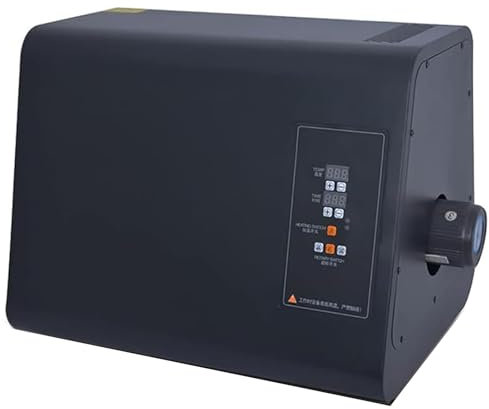 Hlixzoy Electric Coffee Roaster, Chestnut Roasted Sesame Beans Peanuts Melon Seeds Coffee Roasting, Temperature Control (50°C-300°C) + Timer (0-60 Minutes), Efficient Heat Dissipation