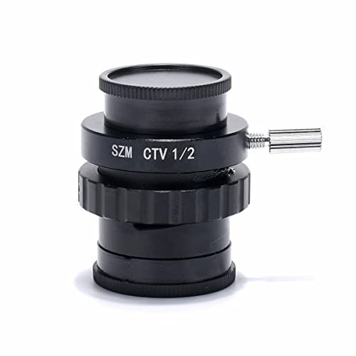 Mikroskopzubehör 0,5x C-Mount-Linse 1/2 CtV Adapter for Trinokular-Stereo-Mikroskop-Kamera-Zubehör Haltbarkeit und zuverlässige Leistung