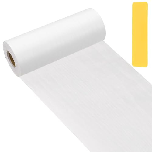 PATIKIL Nastro Riparazione Effetto Legno 15cm x 10m Bianco Effetto Legno | Adesivo Autoadesivo con Texture Realistica, per Riparare Pavimenti Porte Finestre Mobili Tavoli