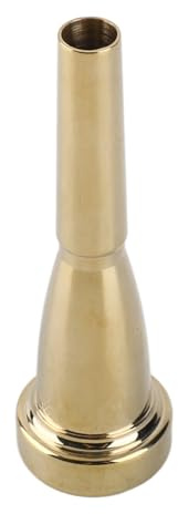 SPYMINNPOO Musikinstrumente Teile Performance Accessoires: Trompete Mundstück mit Brass Hellem Ton (3c)