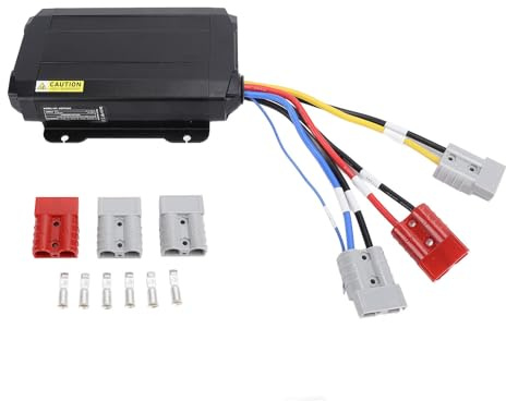 Oreilet Caricabatterie Doppio Ingresso DC-DC 12 V 40 A, Caricabatteria Bordo con MPPT per Alternatore Pannello Solare, Auto, Adatto per Batterie Al Piombo-gel AGM Al Calcio LFP 12 V