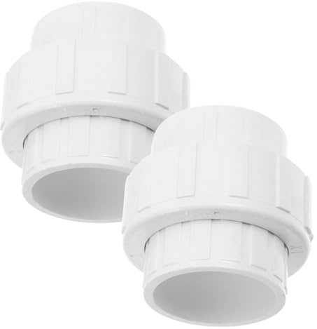 Cabilock 2 pezzi Raccordo PVC con Guarnizione Epdm Ømm Accoppiatore Tubo Plastica per Irrigazione Piscine e Impianti Idraulici Connettore Resistente e Tenuta