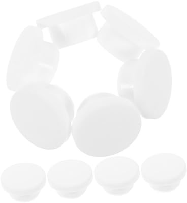 Veemoon 10pcs Round Overflow Drain Cover Washbasin Overflow Drain Cover for Bathroom Sink Plug Overflow for Bathtub for Sink for Washbasin