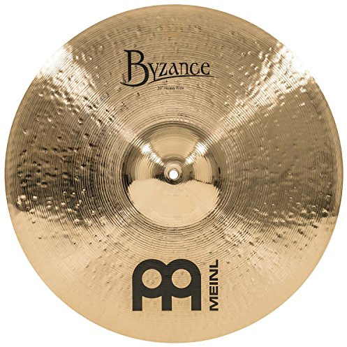 Meinl Cymbals Byzance Brilliant Plato Ride Heavy de 20 pulgadas (50,80cm) Platillos de Batería - Bronce B20, Acabado Brillante (B20HR-B)