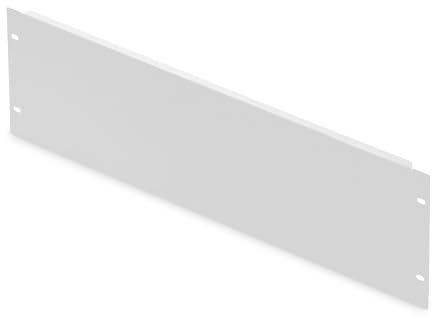 DIGITUS DN-19 BPN-04 – 19 Zoll Blindabdeckplatte 4HE – Blende für Netzwerk- & Serverschränke – Mit Befestigungsmaterial – Stahlblech – Pulverbeschichtet – Grau