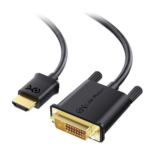 Cable Matters Câble HDMI DVI Câble bidirectionnel CL3 HDMI vers DVI (Câble DVI HDMI), Longueur 1,8 m
