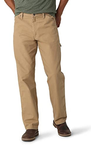 Wrangler Authentics Men's Classic Carpenter Jean, Acorn, 44W x 30L