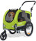 DOGGYHUT® Premium M Hundeanhänger 2-in-1 Hundebuggy & Jogger Fahrradanhänger für Hunde bis 23kg