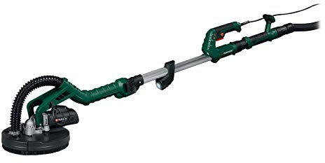 Parkside Wand- und Deckenschleifer PWDS 920 A1, 710 W, 225 mm, 800 - 1800 U/min, inkl. 6 Schleifscheiben, 4 m Schlauch, Aluminium-Teleskopwelle, 145 - 170 cm
