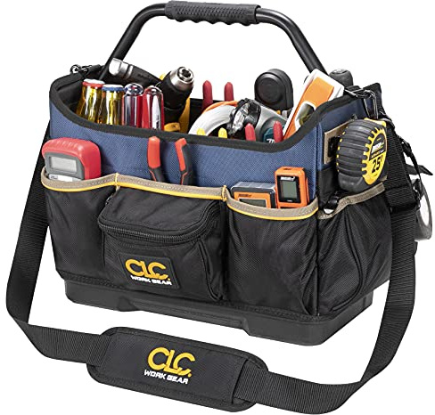 CLC Work Gear PB1580 15 Molded Base Open-Top Toolbox, Black