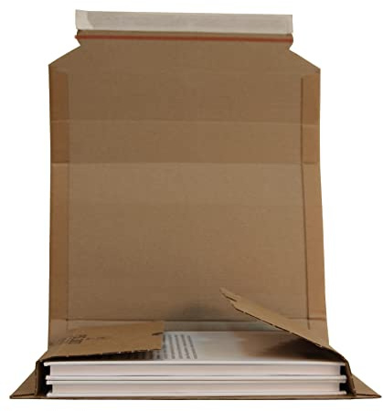 100 Stück LP Schallplatten Versandkartons für 1-25 Vinyl 12 Wickelverpackung für Schallplatten 320 x 320 x 10-80 mm