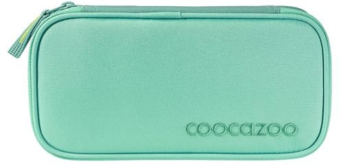coocazoo Mäppchen „All Mint”, Mint, Federmäppchen, großes Hauptfach, Schlaufen für Zirkel, Geodreieck und Lineal, Stundenplanfach, Stiftehalter, Reißverschlussfach, ab der 3. Klasse