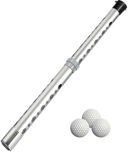 Loupsiy Tubo Shagger per palline da golf | Tubo in alluminio per raccoglitori di palline da golf - Collettore di tubi in alluminio professionale e durevole