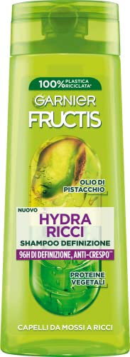Garnier Fructis Shampoo Definizione, Per Capelli da Mossi a Ricci, Anti-Crespo, Per una Chioma Morbida e Luminosa, Hydra Ricci, 250 ml