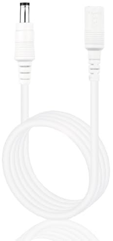 VOLTKARE - Cavo di prolunga eco bianco lungo 10 piedi per cho Dot (3a/4a generazione), con orologio/edizione per bambini, Echo Show 5, Echo Pop/Spot, e Fire TV Cube con adattatore CA originale