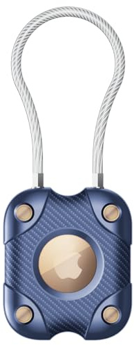 Sichy Porte-clés Airtag avec Câble Métallique, Étui Airtag [Étanche Complet], Ipx7 étanche, 360 ° dur protection air Tag porte - clés, air tag pour porte - clés Apple, porte - clés, voiture, bagages