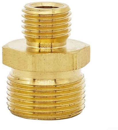 HEIBTENY Schlauchadapter für Waschmaschinen mit einer Außengewindegröße von 22 interner 15 Gelenkadapter mit Gewinde für Hochdruckreinigungsmaschinen
