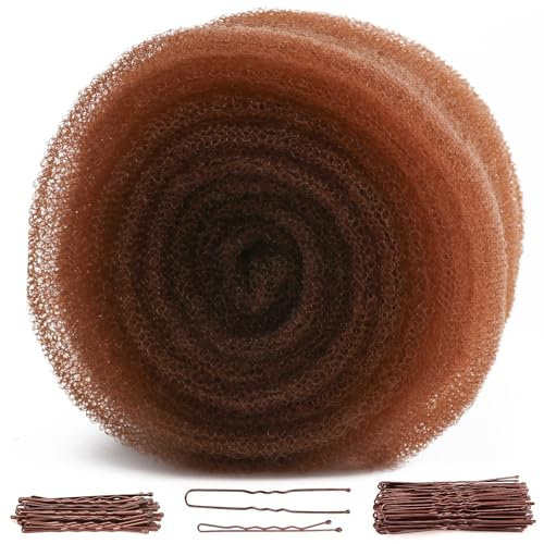 YGQQOY Updo Hair Filler,Hair Padding,Hair Sponge for Updo, Light Brown