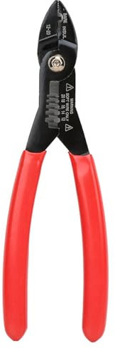 7in 4-in-1 Electrical Wire Strippers, Handheld Crimping Pliers, Professional Electrical Cable Stripping Crimping Tool, Comfortable Grip Crimping Plier for Crimping 12-20 Awg Wires