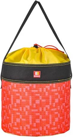 Remobia Hicol Toy Storage Organizer Basket Bag with Drawstring for Buliding Bricks, Blockets,Puzzles,Playroom Cinch Bucket Carrying Bag (Red)