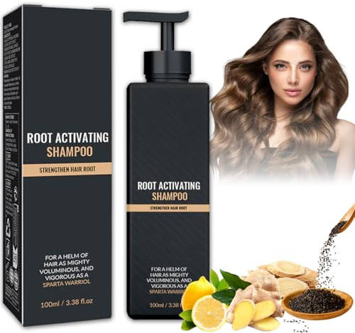 Haarwuchs-Shampoo & Root Activator Shampoo für Männer und Frauen – Anti Haarausfall Reparierendes Pflegeshampoo für sichtlich dichteres Haar, mehr Volumen & gestärkte Wurzeln (100ml)