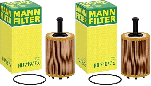MANN-FILTER HU 719/7 X Ölfilter – Für PKW und Nutzfahrzeuge (Packung mit 2)