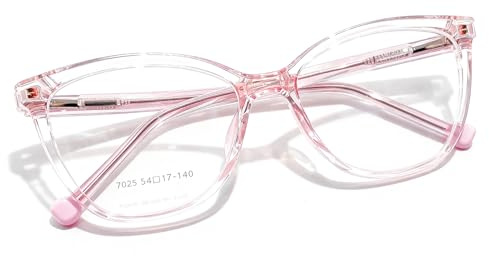 FunceTends Blue Light Glasses, Migraine Glasses, Anti-Glare Relieve Eye Strain for Gaming & Reading, Computer/Reading/Gaming/TV/Phones Glasses for Women